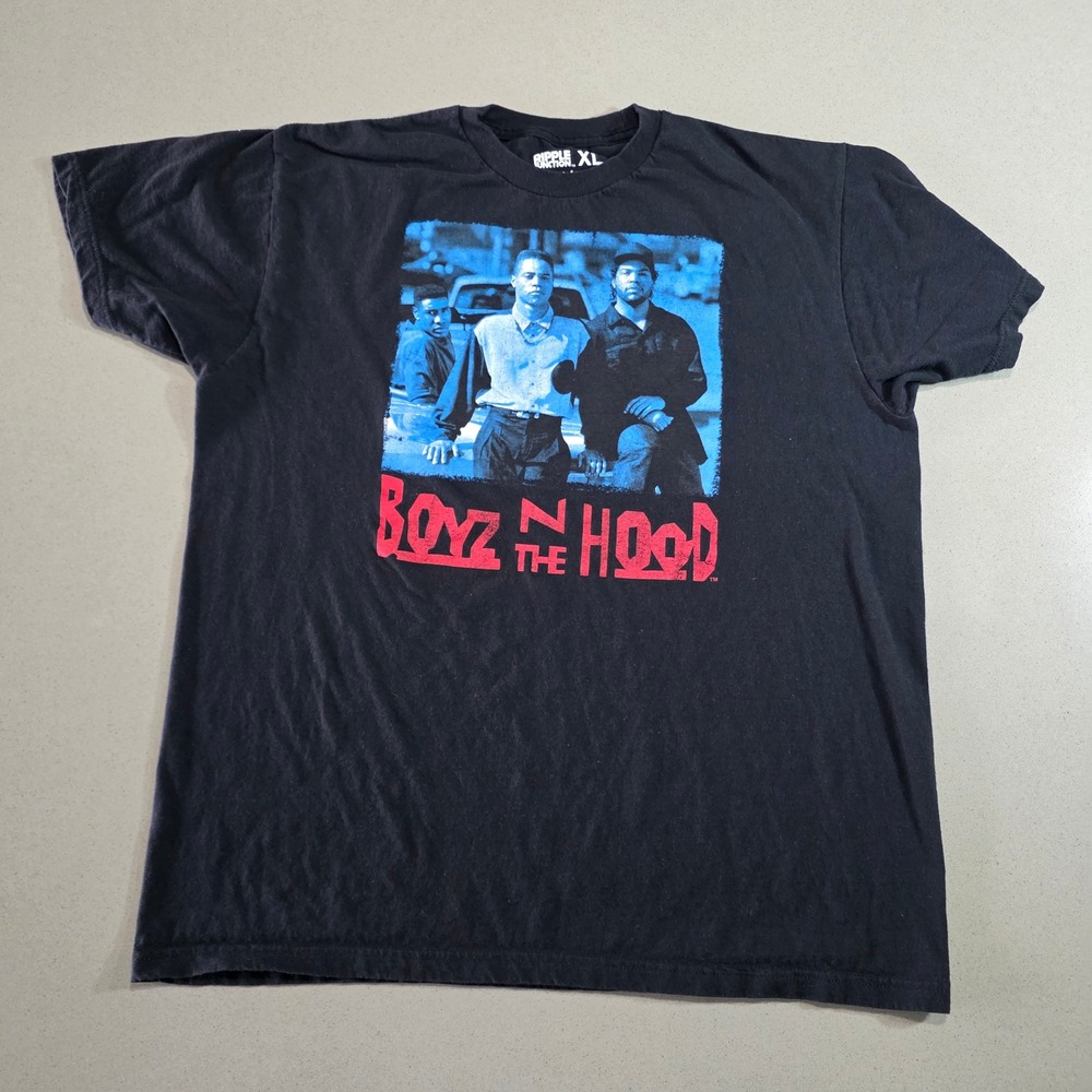 Ripple Junction Boyz N The Hood Movie Graphic T-Shirt Black XL Ice Cube 90s Tee